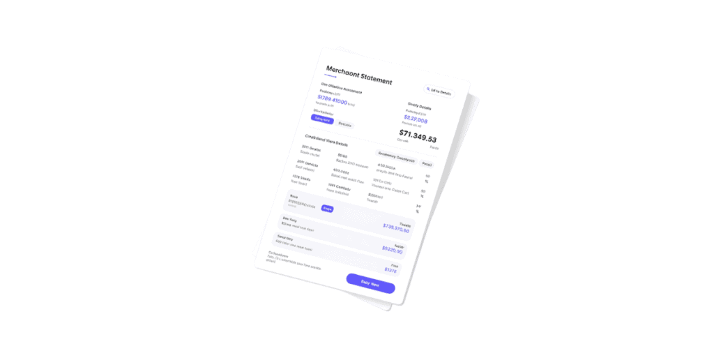 Merchant Statement
