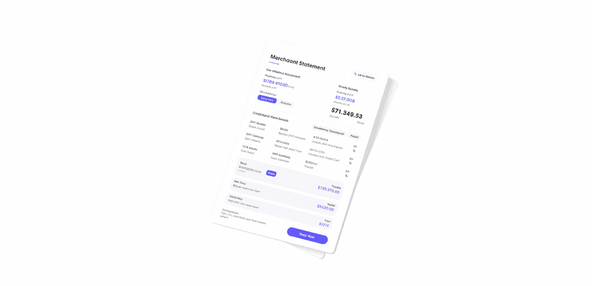 Merchant Statement